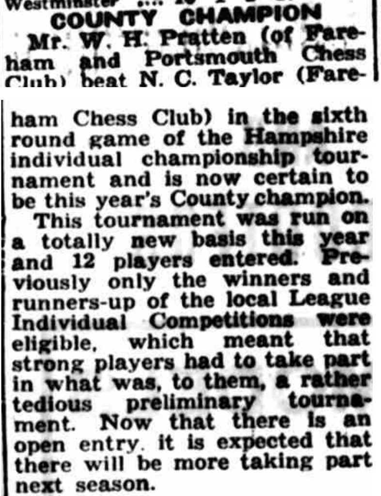 Portsmouth Evening News - 14 June 1957 Round 6