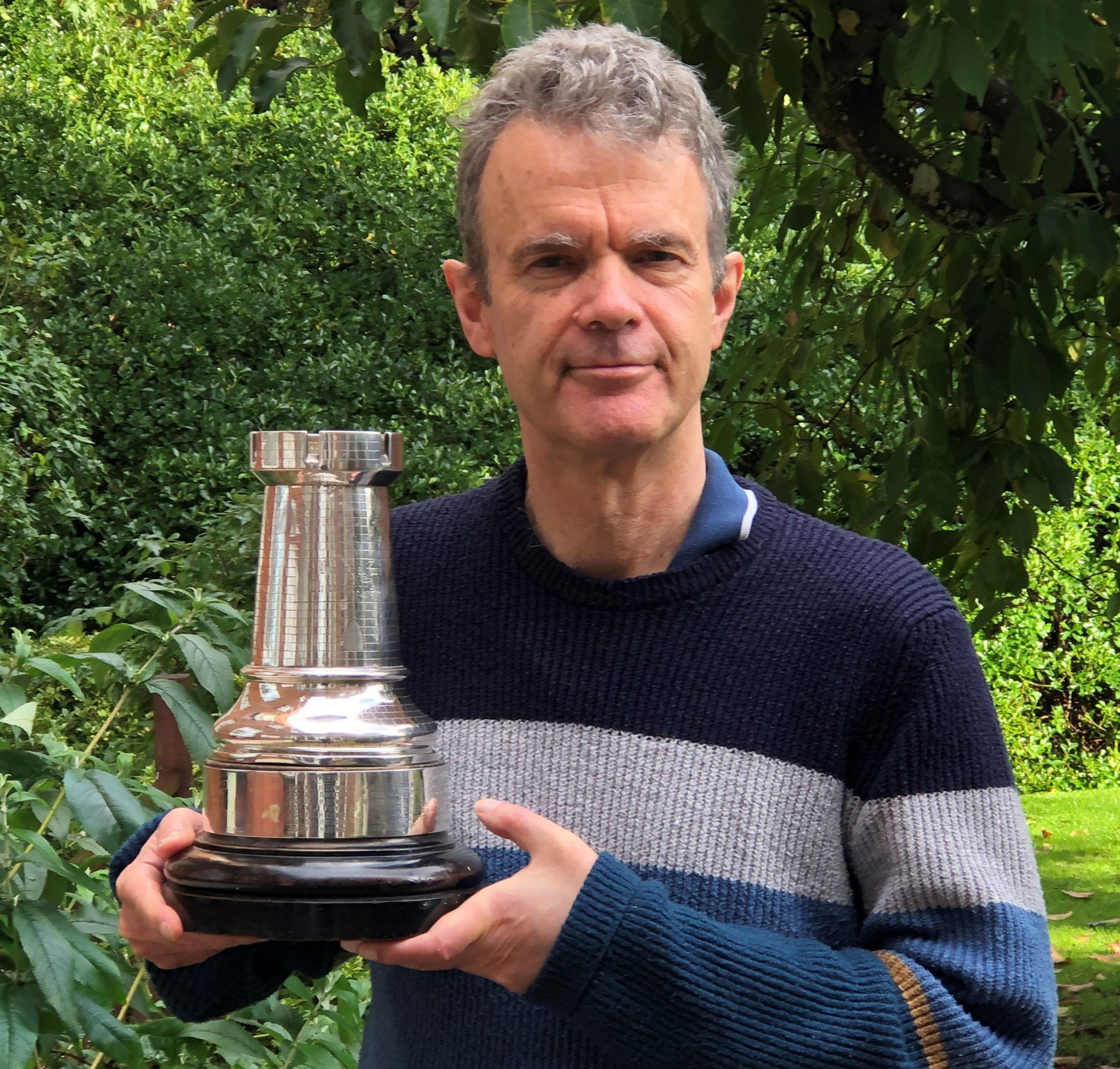 Tom Anderson is reunited with the silver rook 16 years after he won it
