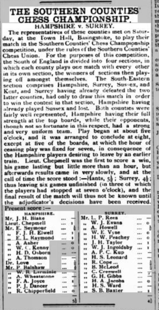 Hampshire vs Surrey 1894