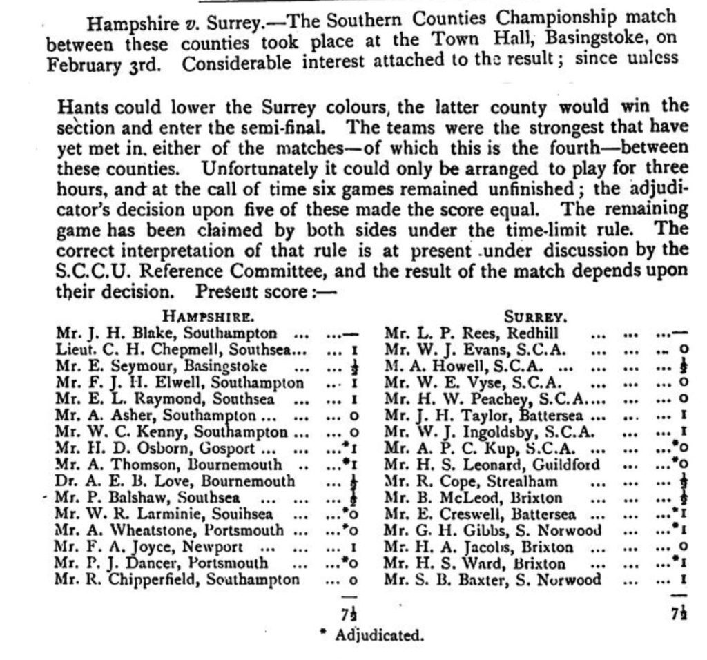 Hants Surrey 1894 BCM