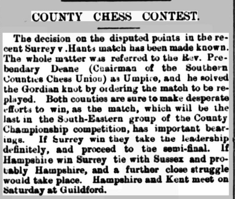 Surrey Hants 1894 Decision