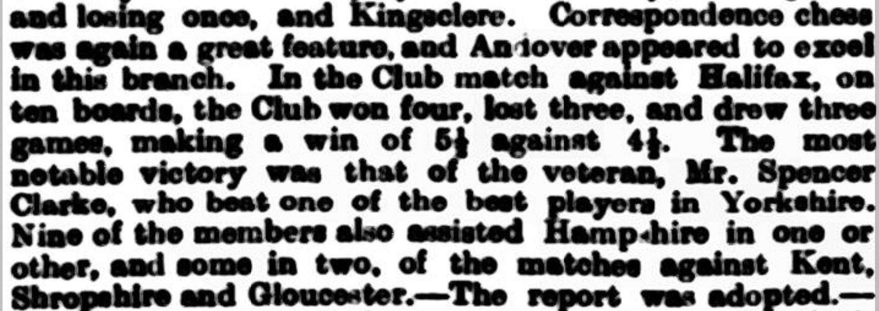 Hampshire County Matches 1912 / 13 - Hampshire Chess History