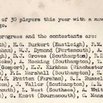 1961 1962 HCA Individual Entrants