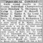 1959 1960 HCA Individual Round 6