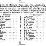 Hants vs Somerset 13 Mar 1926 - BCM