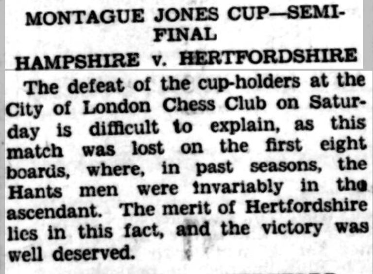 Hants - Herts Hampshire Advertiser - 10 Feb 1934